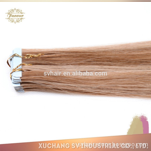 high quality P-color PU tape human hair weft full head 3M tape-in extensions 100% human hair remy pu tape hair extension